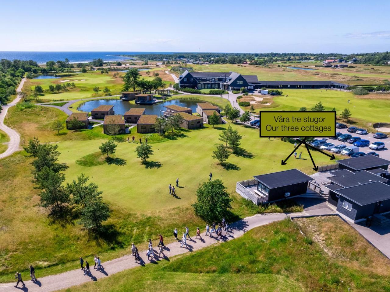 Halmstad Golfarena Stugor Eksteriør billede